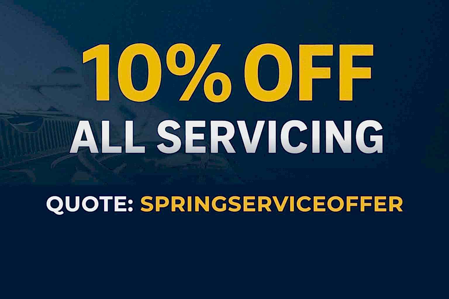 Garage Servicing Offers